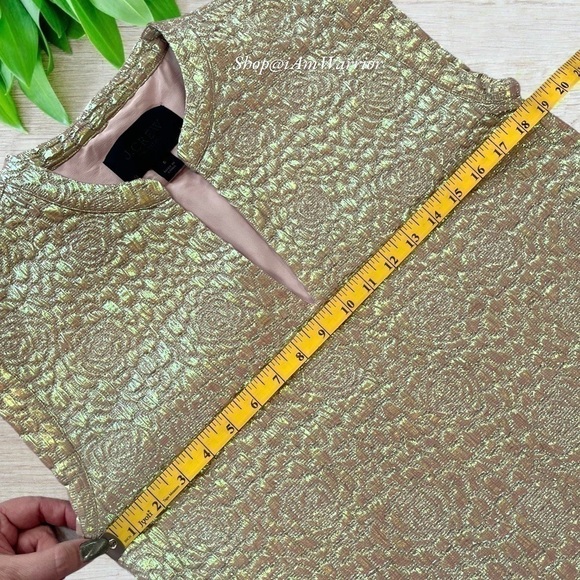 J.Crew Collection iridescent rose jacquard top *Shop@iAmWarrior - Picture 9 of 12